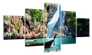 Obraz zátoky - Thajsko (Obraz 125x70cm)