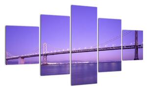 Obraz dlhého mosta (Obraz 125x70cm)