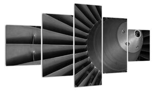 Detail turbíny - obraz (Obraz 125x70cm)