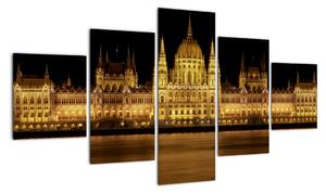 Budova parlamentu - Budapešť (Obraz 125x70cm)