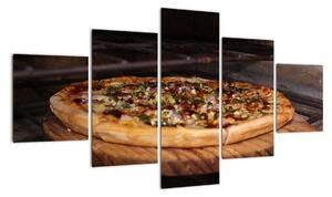 Obraz pizza - obraz do kuchyne (Obraz 125x70cm)