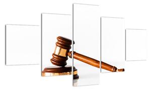Moderný obraz - sudca, advokát (Obraz 125x70cm)