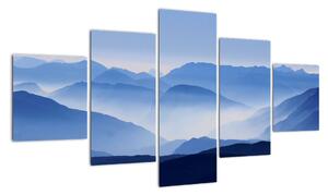 Modré hory - obrazy na stenu (Obraz 125x70cm)