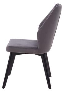 Čalúnená stolička SIENNE sivá