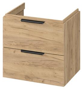 Cersanit Malika, závesná umývadlová skrinka 594x450x551 mm, dub, S598-045-DSM