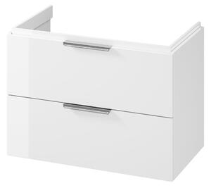 Cersanit Malika, závesná umývadlová skrinka 794x450x551 mm, biela lesklá, S598-048-DSM