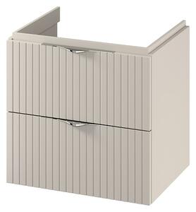Cersanit Tirso, závesná skrinka pod umývadlo 594x447x572 mm, béžová matná, S1015-005
