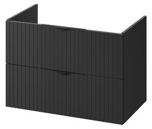 Cersanit Tirso, závesná skrinka pod umývadlo 794x447x572 mm, čierna matná, S1017-011