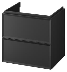 Cersanit Mille, umývadlová skrinka 594x446x551 mm, čierna matná, S1021-002