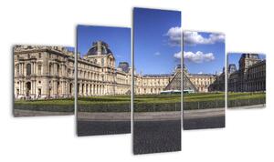 Múzeum Louvre - obraz (Obraz 125x70cm)
