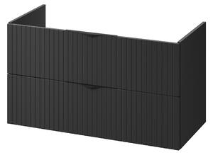 Cersanit Tirso, závesná skrinka pod umývadlo 994x447x572 mm, čierna matná, S1017-012