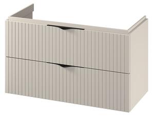 Cersanit Tirso, závesná skrinka pod umývadlo 994x447x572 mm, béžová matná, S1015-013