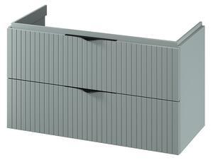 Cersanit Tirso, závesná skrinka pod umývadlo 994x447x572 mm, zelená matná, S1015-012