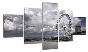 Londýnske oko (London eye) - obraz (Obraz 125x70cm)