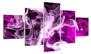 Obraz - fialový dym (Obraz 125x70cm)
