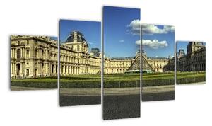 Múzeum Louvre - obraz (Obraz 125x70cm)