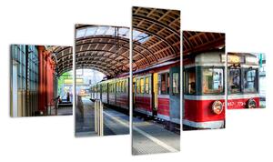 Obraz vlakovej stanice (Obraz 125x70cm)