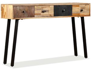 Prístavný stolík z recyklovaného teakového dreva, 120x30x76 cm