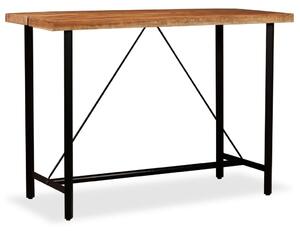 Barový stolík, akáciový masív 150x70x107 cm