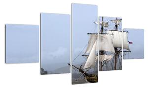 Loď - obraz (Obraz 125x70cm)