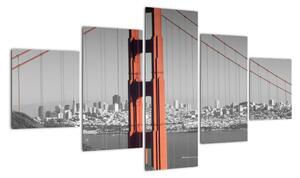 Golden Gate Bridge - obrazy (Obraz 125x70cm)