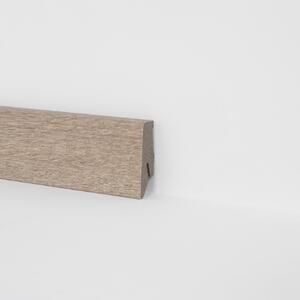 ALPOD Lišta soklová MDF ORCA K58 DEKOR K502 DUB FLAX RIVER 18x58x2600 mm