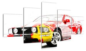 Auto Ford Mustang - obraz (Obraz 125x70cm)