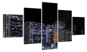 Obraz nočného mesta (Obraz 125x70cm)