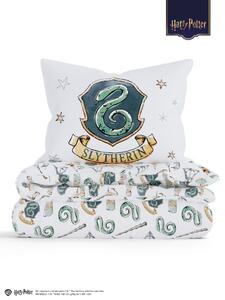 Obliečky mikroplyš Harry Potter - Slizolin biele
