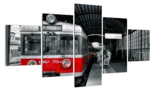 Historický vlak - obraz na stenu (Obraz 125x70cm)