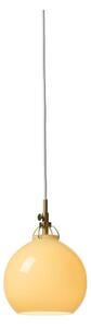 Halo Design 747931 - Závesný luster TOSCANA na lanku 1xG9/28W/230V pr. 18 cm béžová/mosadz