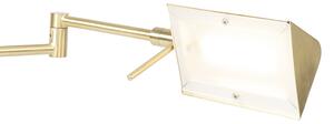 Dizajnová stolná lampa zlatá vrátane LED s dotykovým stmievačom - Notia