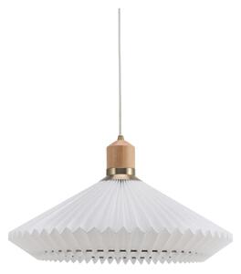 Halo Design 744268- Závesný luster na lanku PARIS 1xE27/60W/230V pr. 56 cm biela/mosadz/dub