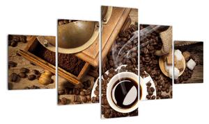 Kávové zrná - obraz (Obraz 125x70cm)