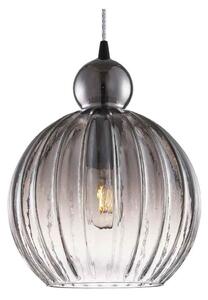 Halo Design 737338 - Závesné svietidlo na lanku BALL BALL 1xE27/40W/230V, priemer 32 cm, dymovo šedé