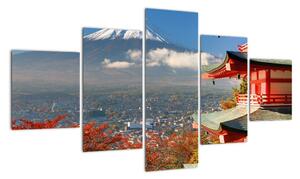Hora Fuji - moderný obraz (Obraz 125x70cm)