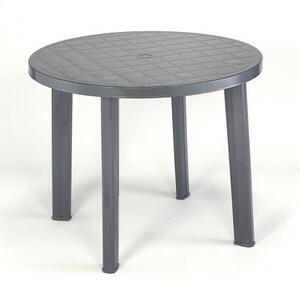 Stôl plastovýTONDO-90 cm antracit