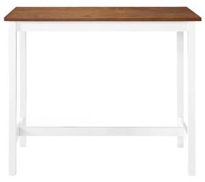 Barový stôl z masívneho dreva, 108x60x91 cm