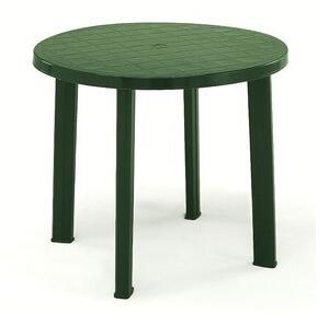 Stôl plastový TONDO 90 cm zelený