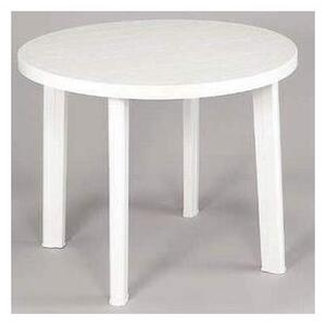 Stôl plastový TONDO 90 cm biely