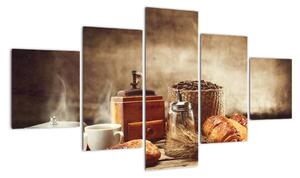 Obraz raňajky - obraz (Obraz 125x70cm)