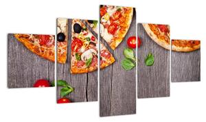 Pizza - obraz (Obraz 125x70cm)