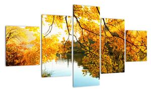 Jesenná krajina - obraz (Obraz 125x70cm)