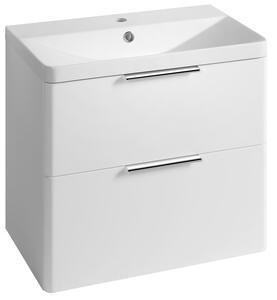 Aqualine Aqualine, DENEB umývadlová skrinka 60,5x55x34,5cm, biela matná, DN264