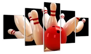 Bowling - obraz (Obraz 125x70cm)