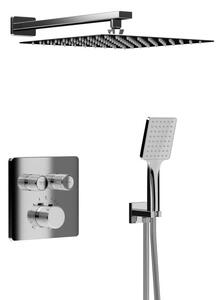 Sapho Sapho, SMART SELECT podomietková termostatická sprchová súprava, 2 výstupy, vystúpenie, chróm, RP042-01