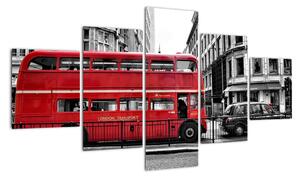 Ulice v Londýne - obraz (Obraz 125x70cm)