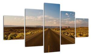 Panorama cesty - obraz (Obraz 125x70cm)