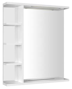 Aqualine Aqualine, KORIN STRIP zrkadlo s LED osvetlením a poličkami 60x70x12cm, KO370S