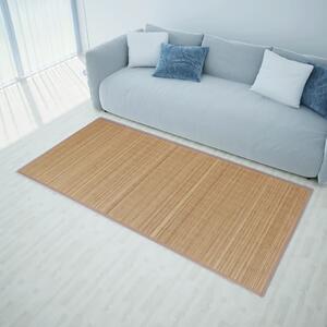 Bambusový koberec, 160x230 cm, hnedý